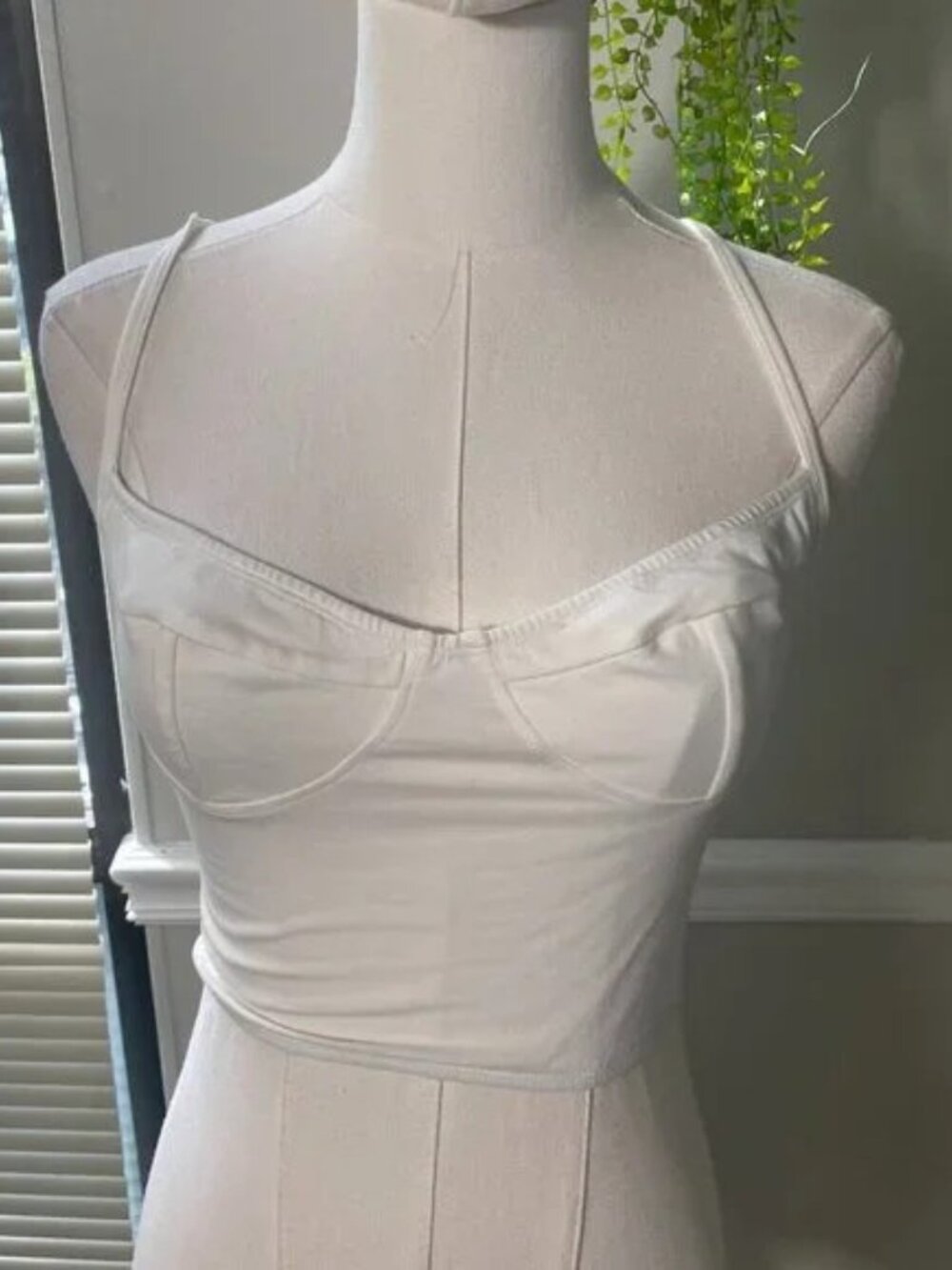 Indah | Cutlass Solid Bustier Crop Tank